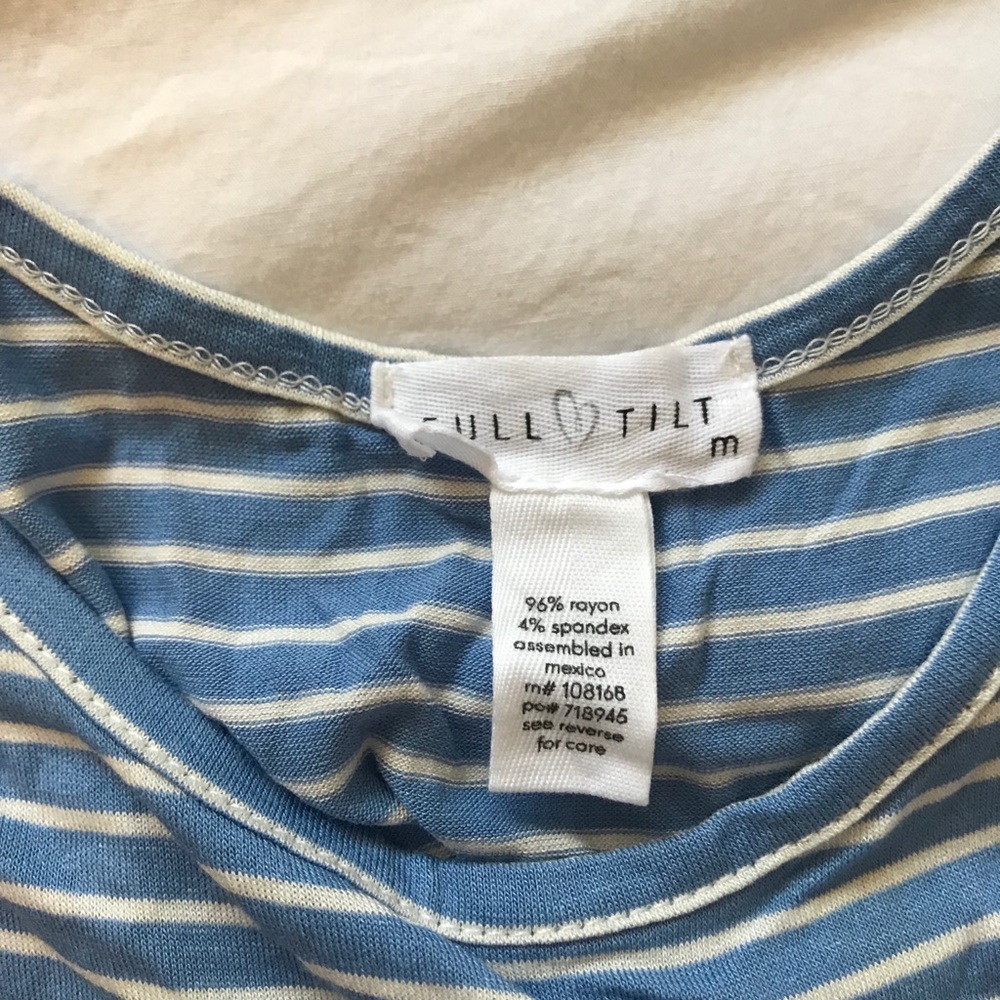 FULL TILT Striped Womens Bodysuit - Picture 5 of 7